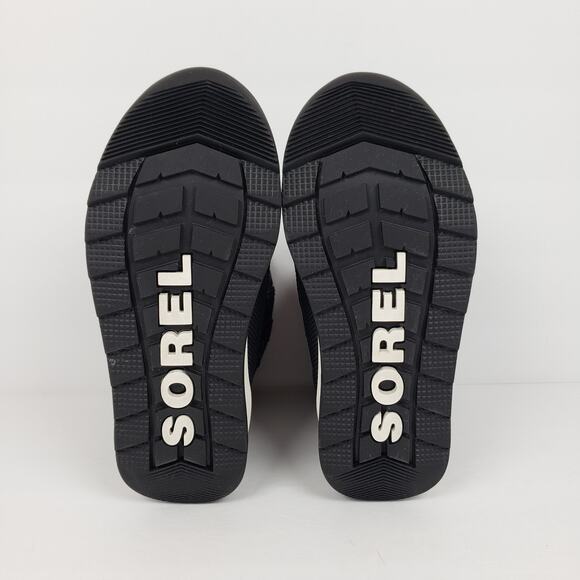 Sorel Whitney II Puffy Mid Toddler Size 11 Black Pull On Snow Boots NC3873-010 - Picture 8 of 10